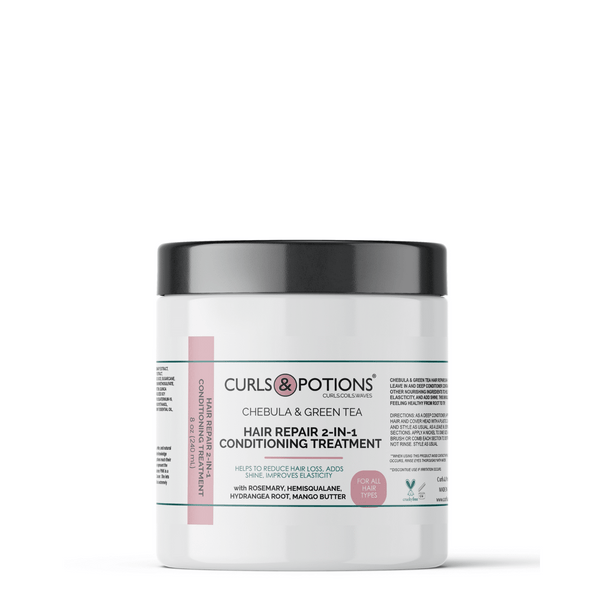 Curls & Potions Chebula & Green Tea 2 in 1 Conditioning Treatment